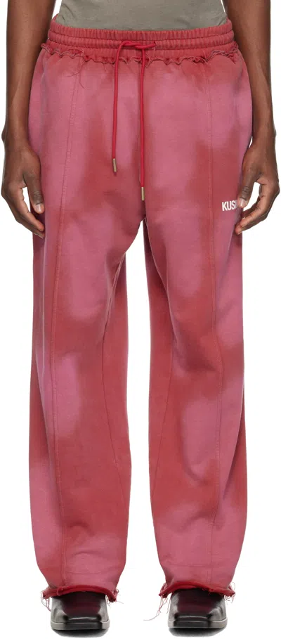 Kusikohc Red Dyed Sweatpants