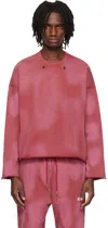Kusikohc Red Faded Sweatshirt In Red
