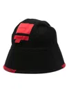 Kusikohc Red Label  Bucket Hat In Black