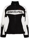 Kusikohc Black & Off-white Rider Jacket In Black