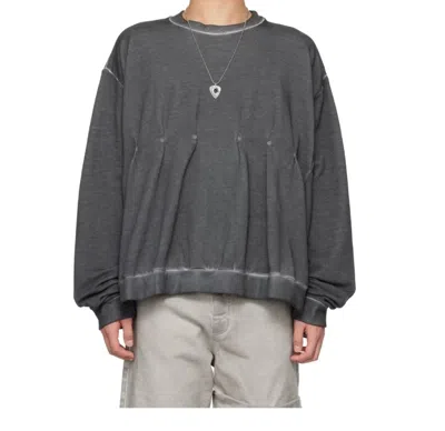 Kusikohc Ssense Exclusive Gray Sweatshirt In Black