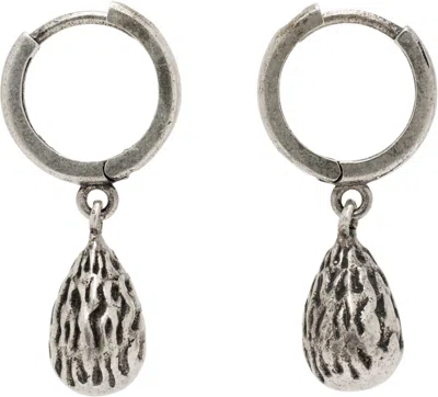 Kusikohc Silver Fire Tears Earrings