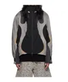 Kusikohc Black Paneled Jacket In Black
