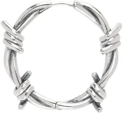 Kusikohc Ssense Exclusive Silver Partial Twiddle Single Earring