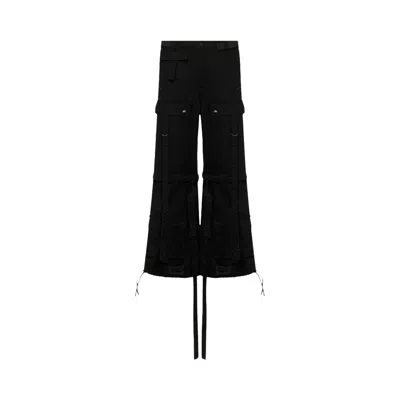 Pre-owned Kusikohc Straps Cargo Pants 'black' | Men's Size Xl