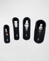 Kusshi Set Of 4 Travel Bottle Protectors In Black