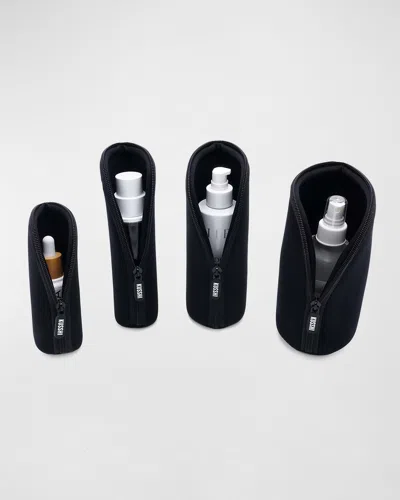 Kusshi Bottle Protectors, Set Of 4 In Black
