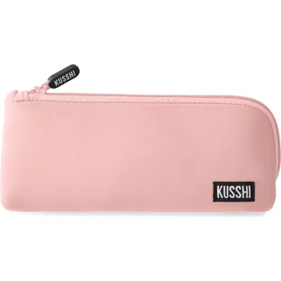Kusshi Cosmetics Pencil Case In Blush Pink