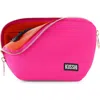 Kusshi Everyday Cosmetics Bag In Bubblegum Pink/orange