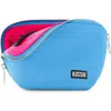 Kusshi Everyday Cosmetics Bag In Electric Blue/neon Pink