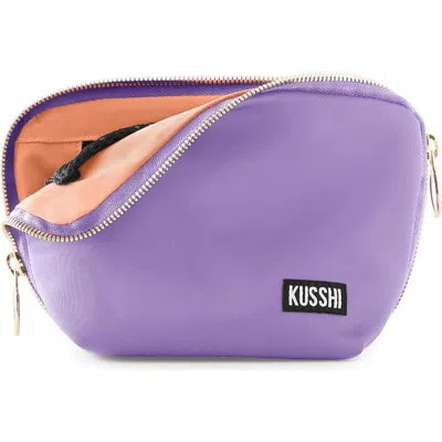 Kusshi Everyday Makeup Bag In Purple