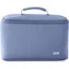 Kusshi Large Neoprene Train Case In Pearl Blue/sand Pink