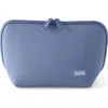 Kusshi Neoprene Makeup Bag In Pearl Blue/sand Pink