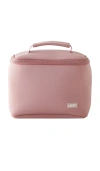 Kusshi Neoprene Train Case Small In Mauve & Stone
