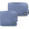 Kusshi On The Go Pouch Set In Pearl Blue