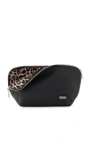 Kusshi Signature Bag In Black & Leopard Nylon