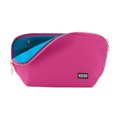 Kusshi Signature Makeup Bag In White