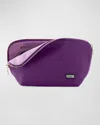 Kusshi Signature Makeup Bag In Garnet/lilac