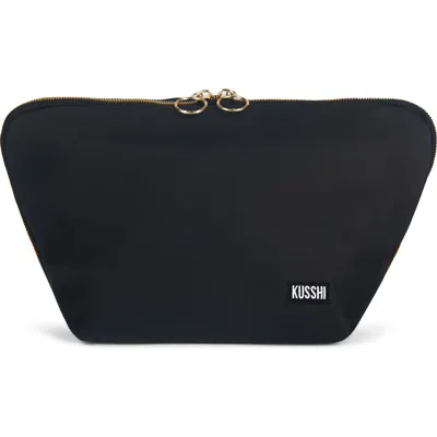 Kusshi Vacationer Makeup Bag In Black/red