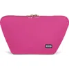 Kusshi Vacationer Makeup Bag In Hot Pink/teal