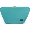 Kusshi Vacationer Makeup Bag In Sea Green/bright Orange