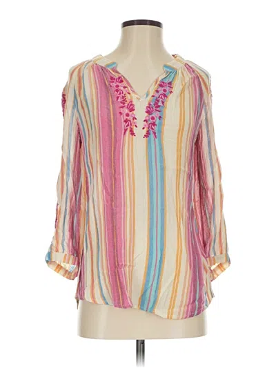 Kut From The Kloth 3/4 Sleeve Blouse In Pink