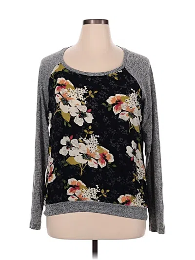 Pre-owned Kut From The Kloth 3/4 Sleeve T-shirt In Gray