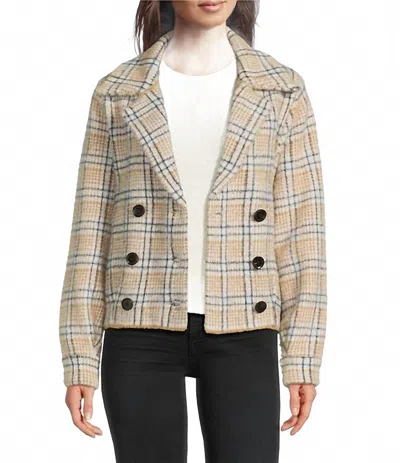 Kut From The Kloth Aaliyah Double Breasted Coat In Cream In Neutral