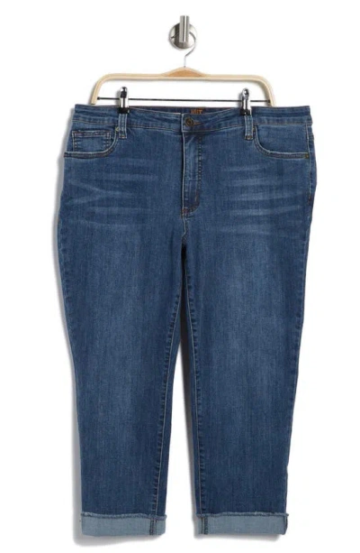 Kut From The Kloth Abigail High Waist Crop Straight Leg Jeans In Aven