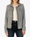 Kut From The Kloth Amanda Stripe Jacket In Comfortable In Multi