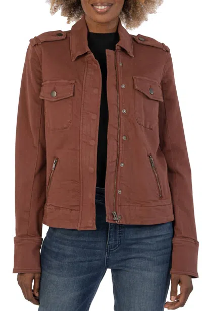 Kut From The Kloth Amanda Boxy Jacket In Nutmeg In Brown