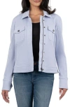 Kut From The Kloth Amanda Boxy Twill Jacket In Blue