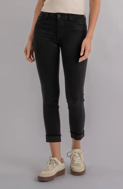 Kut From The Kloth Amy Crop Slim Jeans In Black