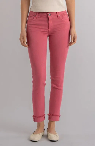 Kut From The Kloth Amy Crop Slim Jeans In Pink