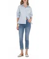 Kut From The Kloth Amy Crop Straight Leg Jeans In Kindness In Blue
