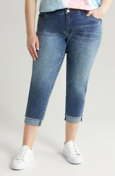 Kut From The Kloth Amy Crop Straight Leg Jeans In Showcase