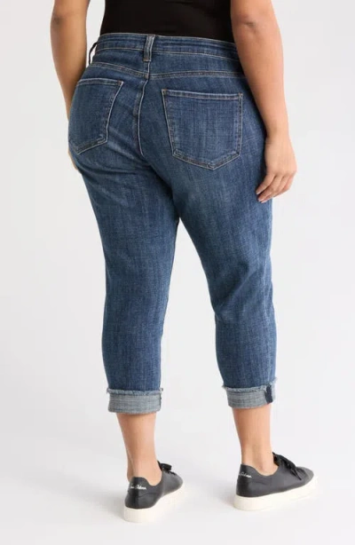 KUT FROM THE KLOTH KUT FROM THE KLOTH AMY CUFFED CROP STRAIGHT LEG JEANS