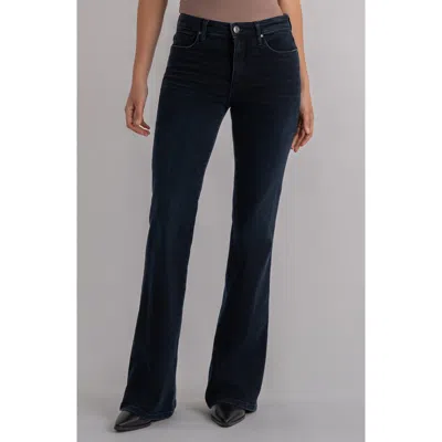 Kut From The Kloth Ana Fab Ab High Waist Flare Jeans In Black