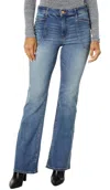 KUT FROM THE KLOTH ANA HIGH RISE AB FAB FOXY WASH IN DENIM