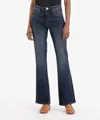 KUT FROM THE KLOTH ANA HIGH RISE FAB AB FLARE JEANS IN DARK WASH