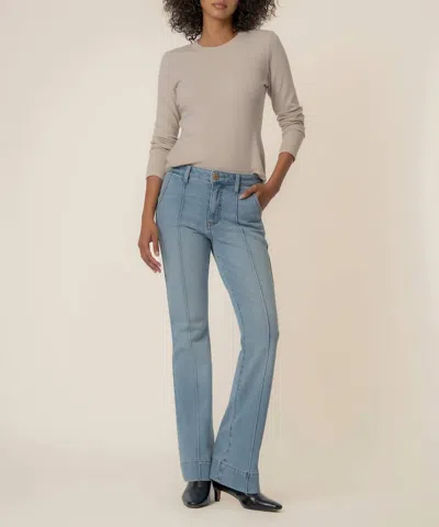 Kut From The Kloth Ana High Rise Flare Jeans In Considered In Multi
