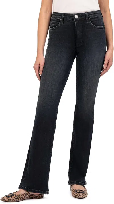 Kut From The Kloth Ana High Rise Flare Jeans In Symphony In Blue