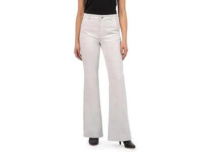 Kut From The Kloth Ana High Rise Flare Pant In Silver