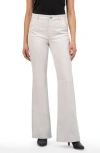 Kut From The Kloth Ana High Waist Flare Pants In Silver