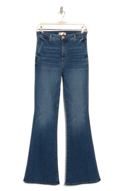Kut From The Kloth Ana Mid Rise Flare Jeans In Pioneer