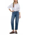 Kut From The Kloth Ashley High Rise Straight Leg Jean In Dedication In Blue
