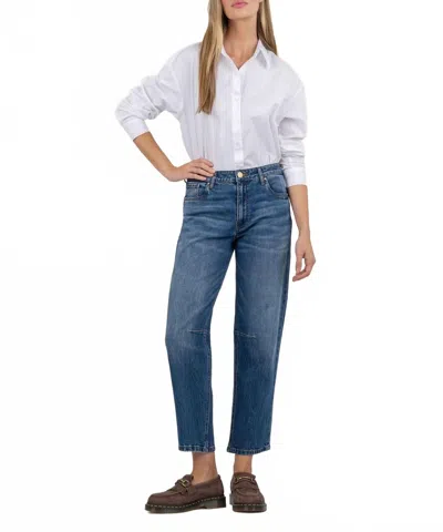 KUT FROM THE KLOTH ASHLEY HIGH RISE BARREL JEAN IN DEDICATION