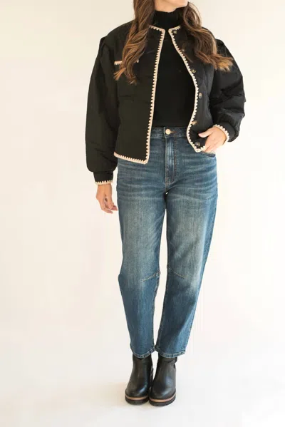 Kut From The Kloth Ashley High Rise Slouchy Barrel Jean In Medium Wash In Multi