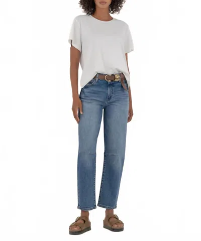 Kut From The Kloth Ashley High Rise Slouchy Barrel Jeans In Blue
