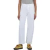 Kut From The Kloth Gwen High Rise Wide Leg Raw Hem Jeans In Optic White In White